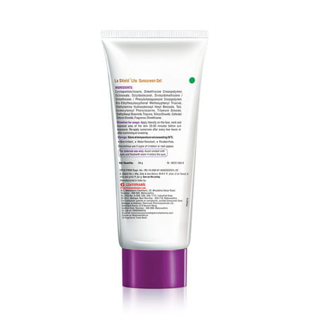 La Shield Lite Sunscreen Gel | Expert Tan Protect | Spf 50 + Pa +++ | 50 Gm