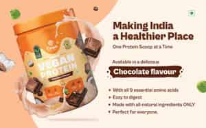 Origin Nutrition 100% Natural Plant Protein Powder Chocolate Flavour With 25g Plant Based Protein