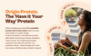 Origin Nutrition 100% Natural Plant Protein Powder Chocolate Flavour With 25g Plant Based Protein