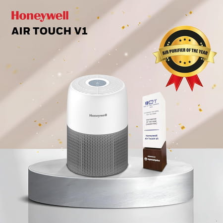 Honeywell Air Touch V1 - Air Purifier For Home & Office | 3-In-1 | Pre - H13 Hepa- Activated Carbon