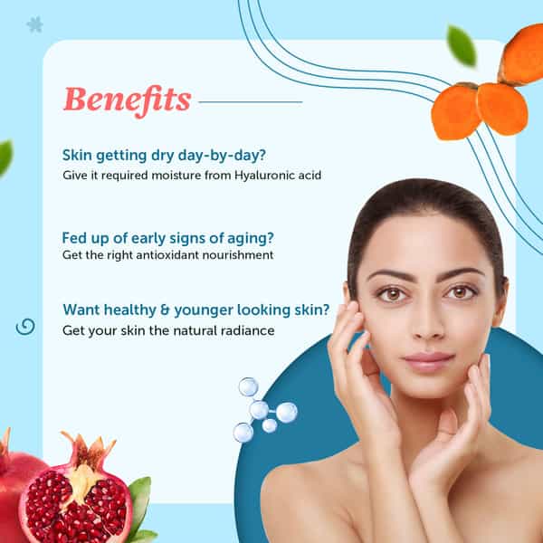 Neuherbs Skin Collagen Booster- 105G (Mixed Fruit Flavour) With Hyaluronic Acid