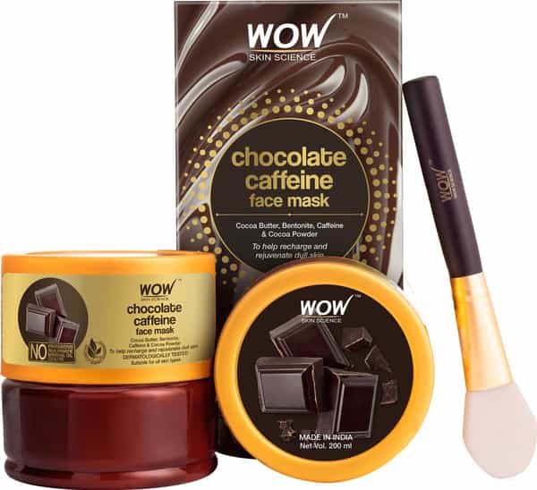 Wow Skin Science Chocolate Caffeine Face Mask 100 Ml