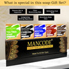 Mancode Luxury Methoal | Charcoal | Oudh | Sandalwood | Tea Tree Soap Gift Set 5 X 125Gm For Men