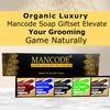 Mancode Luxury Methoal | Charcoal | Oudh | Sandalwood | Tea Tree Soap Gift Set 5 X 125Gm For Men