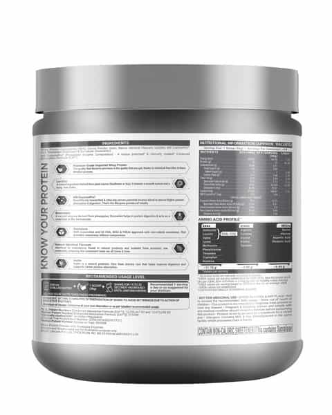 Muscleblaze Biozyme Performance Whey Protein Powder | Rich Chocolate | 500G | 25G Protein Per Scoop