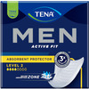Tena Men Adult Fit Guard Style| Level2 Active Fit | Absorbent Protector Pad | Medium Leakage - 20N