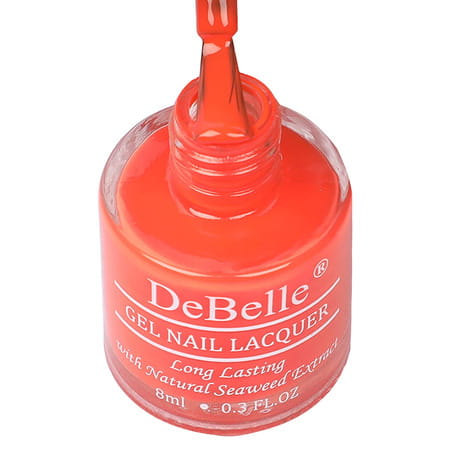 Debelle Gel Nail Lacquer Apricot Brulee Dusty Orange Nail Polish-8ml