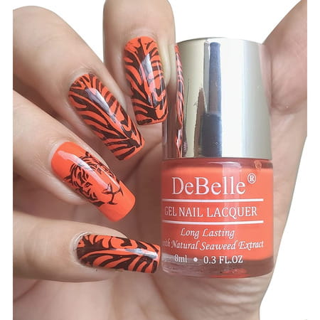 Debelle Gel Nail Lacquer Apricot Brulee Dusty Orange Nail Polish-8ml