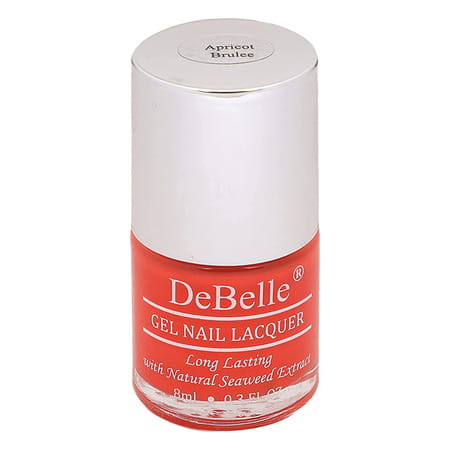 Debelle Gel Nail Lacquer Apricot Brulee Dusty Orange Nail Polish-8ml