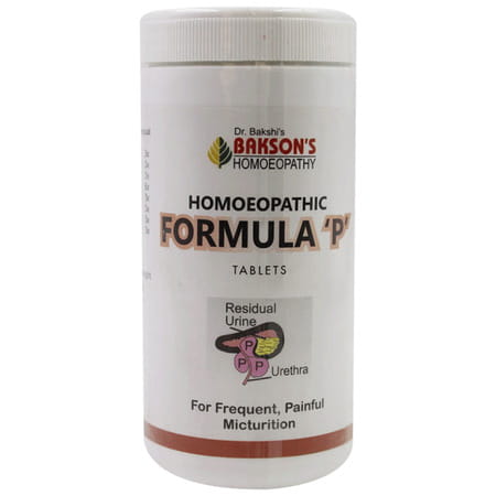 Baksons Homoeopathy Homoeopathic Formula P Tablet 200 No'S