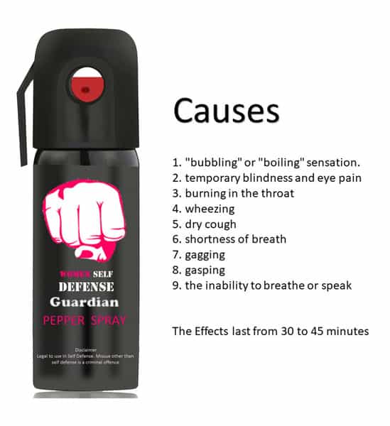Guardian Self Defense Pepper Spray For Women Safety/Protection Pack Of 6