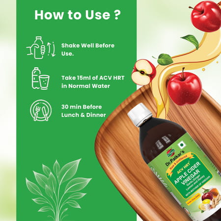 Dr. Patkar'S Apple Cider Vinegar With Ginger | Garlic | Lemon & Honey 1000 Ml