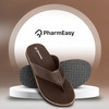 Pharmeasy Men'S Diabetic & Orthopedic Slippers -Ebony- Size Uk 6