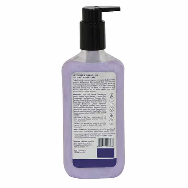 Bbb Better Body Bombay Lavender & Chamomile Calming Hand Wash| Moisturizing (300Ml)