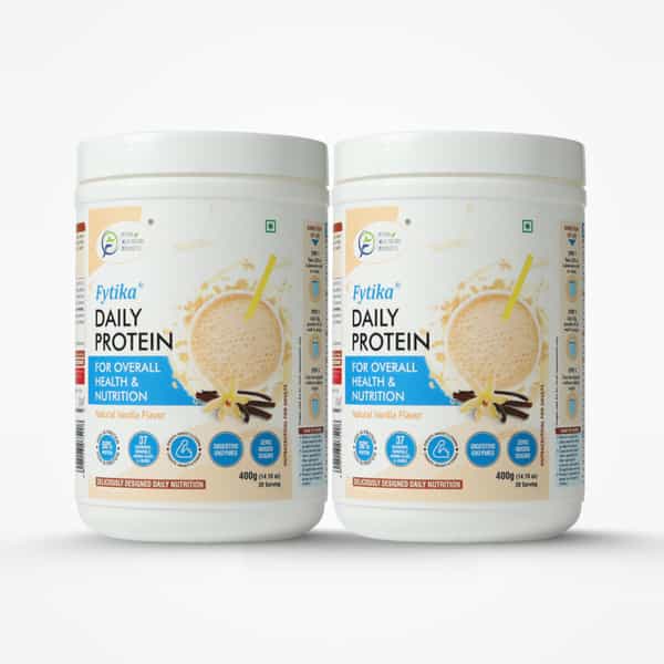 Fytika Daily Protien Powder-Vanila Flavor 400Gm