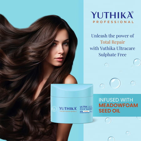 Yuthika Ultracare Sulfate Free Hair Mask 500Ml | Professional Repair Mask For Dull Dry Brittle Hair