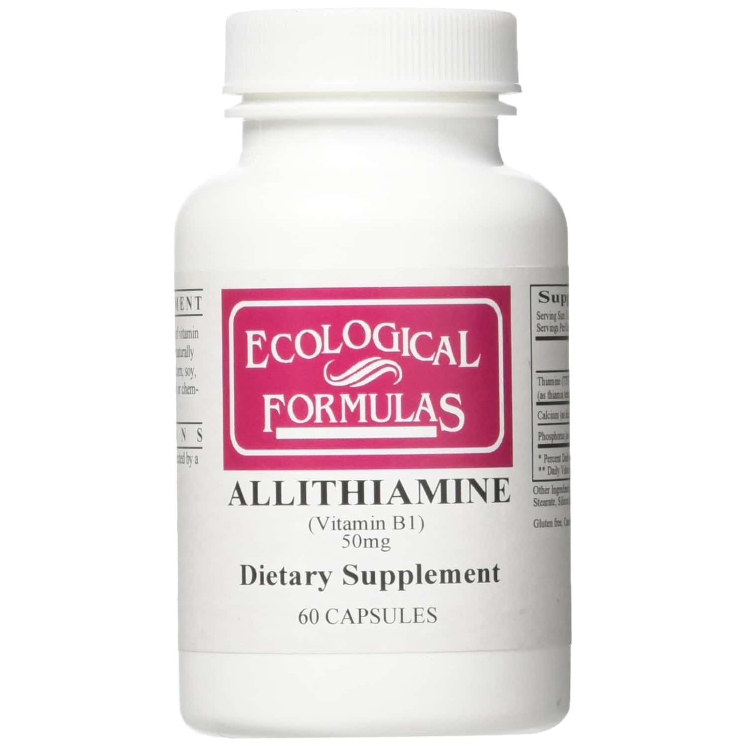 Ecological Formulas Allithiamine Vitamin B1 | 60 Count
