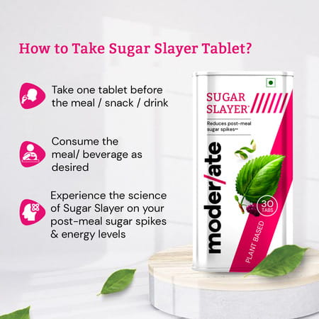 Moderate Sugar Slayer - Ayurvedic Sugar 30 Tablets