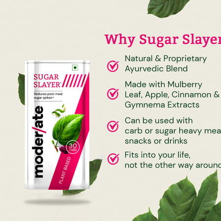 Moderate Sugar Slayer - Ayurvedic Sugar 30 Tablets
