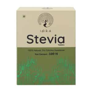 Idika Stevia 100 Tablets Diabetic Friendly 100% Natural Zero Calorie Sweetener (100 Tablets)