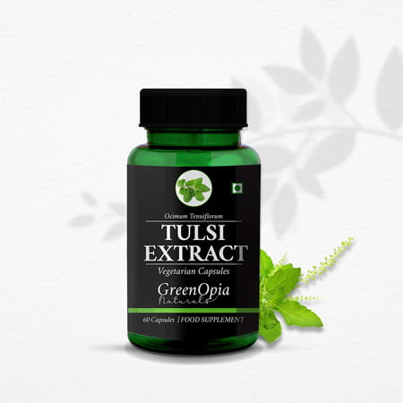 Greenopia Tulsi 60 Vegetarian Capsules