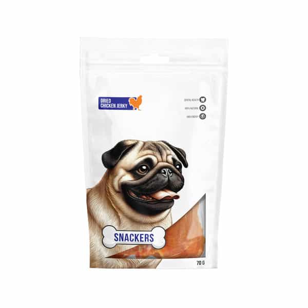 Snackers Dried Chicken Jerky Dog Treats | 70 G