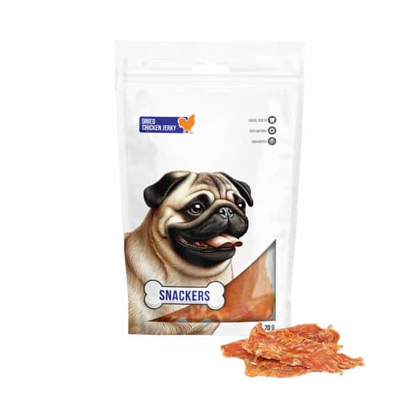 Snackers Dried Chicken Jerky Dog Treats | 70 G