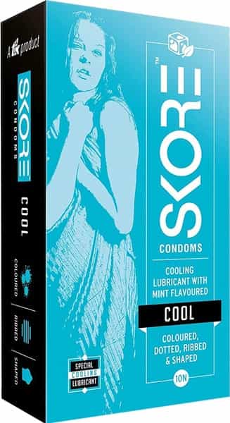 Skore Cool-Mint Condom 10'S (Pack Of 3)
