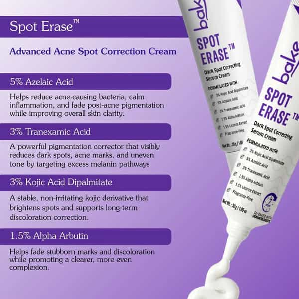 Bake Spot Erase Dark Spot Correcting Cream For Acne Marks & Pigmentation (30G)