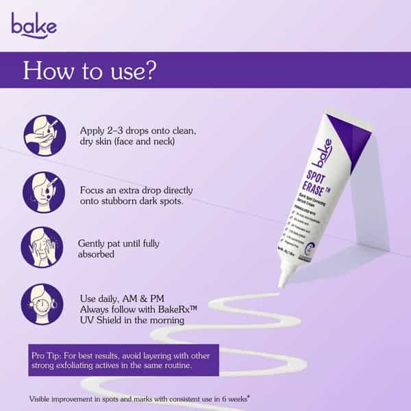 Bake Spot Erase Dark Spot Correcting Cream For Acne Marks & Pigmentation (30G)