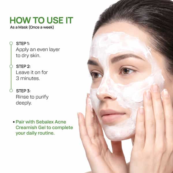 Yuderma Sebalex Medi-Acne Face Wash & Mask | 100 Gm
