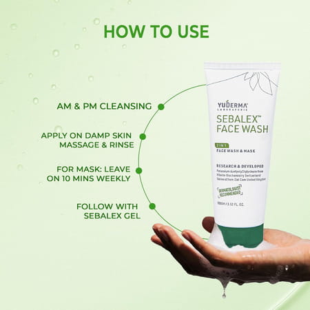 Yuderma Sebalex Medi-Acne Face Wash & Mask | 100 Gm