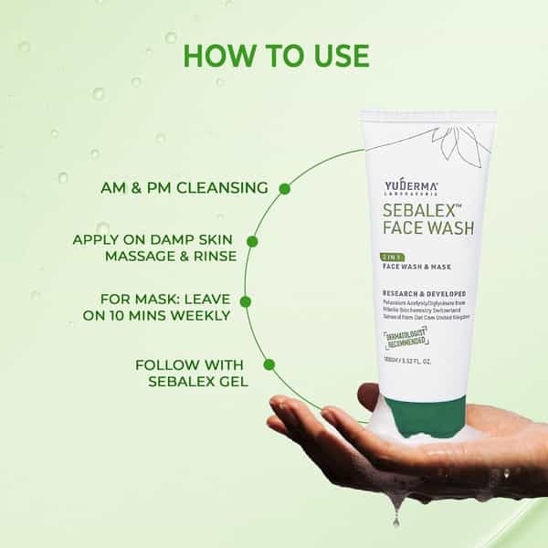 Yuderma Sebalex Medi-Acne Face Wash & Mask | 100 Gm
