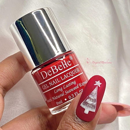 Debelle Gel Nail Polish Gift Set Of 2 Maroon - 16 Ml (8 Ml Each) | Gift For Women