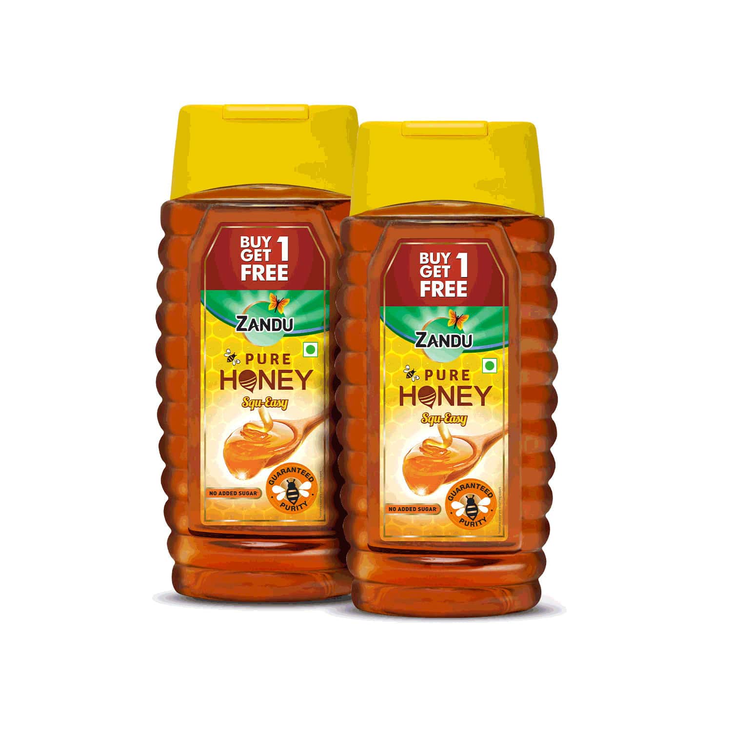 Zandu Pure Honey Squ-Easy (Buy 1 Get 1 Free) - 800 Gm