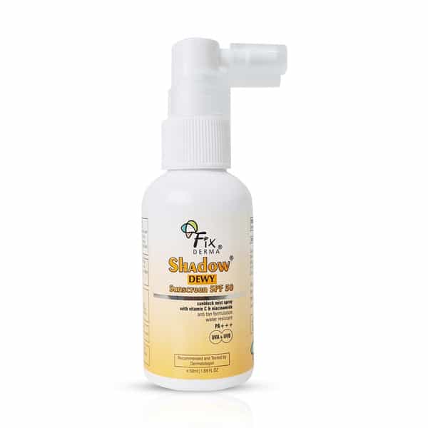 Fixderma Shadow Dewy Sunscreen Spf 50 Spray - 50Ml
