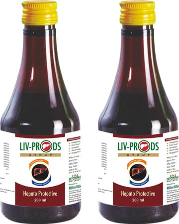 Mbdh Wellness Liv Pro Ds Syrup - Fatty Liver And Natural Detox Natural With Kalmegh(Pack Of 2)
