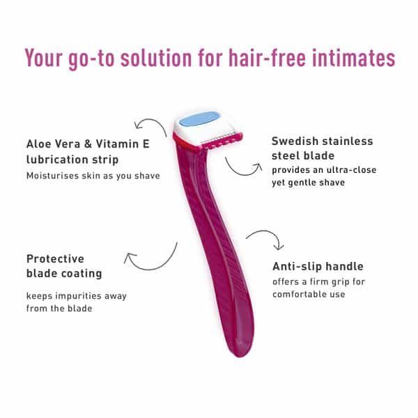 Sirona Bikini Line Razors - 3 Razors