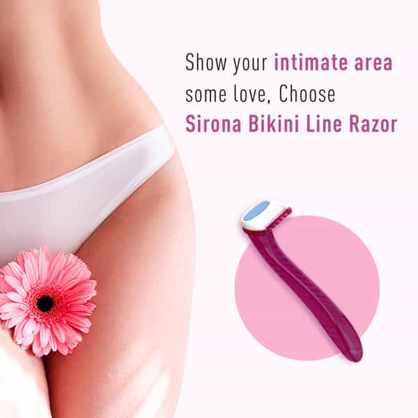 Sirona Bikini Line Razors - 3 Razors