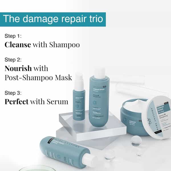 Bare Anatomy Damage Repair Hair Mask | Prevents Hair Fall Due To Breakage For Men And Women | 250 Gm