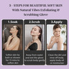 Natural Vibes Exfoliating & Scrubbing Glove For Smooth Skin & Cellulite Reduction