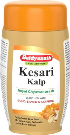 Baidyanath Asli Ayurved Kesari Kalp Royal Chyawanprash | Builds Energy Strength & Stamina - 250g