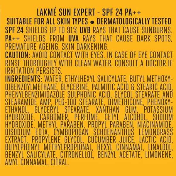 Lakme Sun Expert Spf 24 Pa ++ Uv Lotion 60 Ml