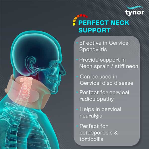Tynor B 07 Cervical Collar Soft Belt Size Small