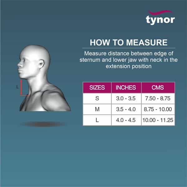 Tynor B 07 Cervical Collar Soft Belt Size Small