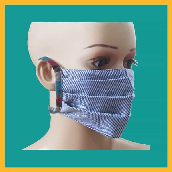 Hand Made Reusable Cotton Mask Pack Of 5