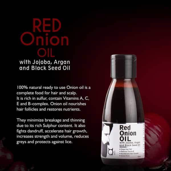 Qraa Men Red Onion Oil 100 Ml
