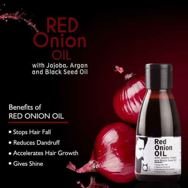 Qraa Men Red Onion Oil 100 Ml