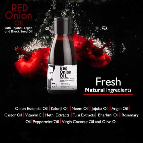 Qraa Men Red Onion Oil 100 Ml