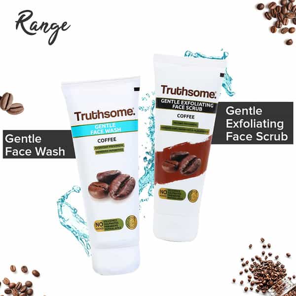 Truthsome Gentle Exfoliating Face Scrub With Coffee & Vitamin E - For All Skin Types | 100 Ml